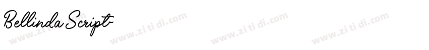 Bellinda Script字体转换